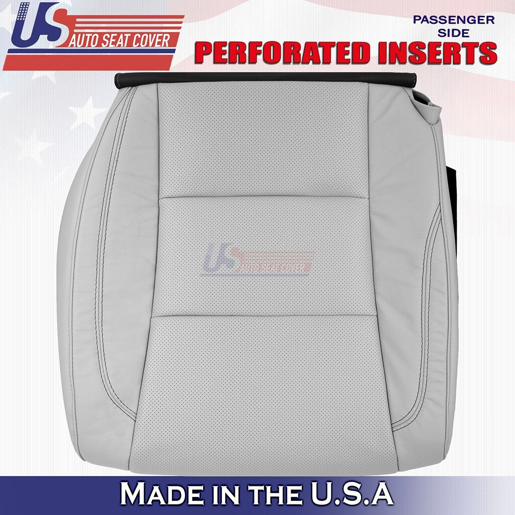 2013 to 2018 Fits Toyota Avalon XLE Passenger Bottom Leather Seat Cover Gray