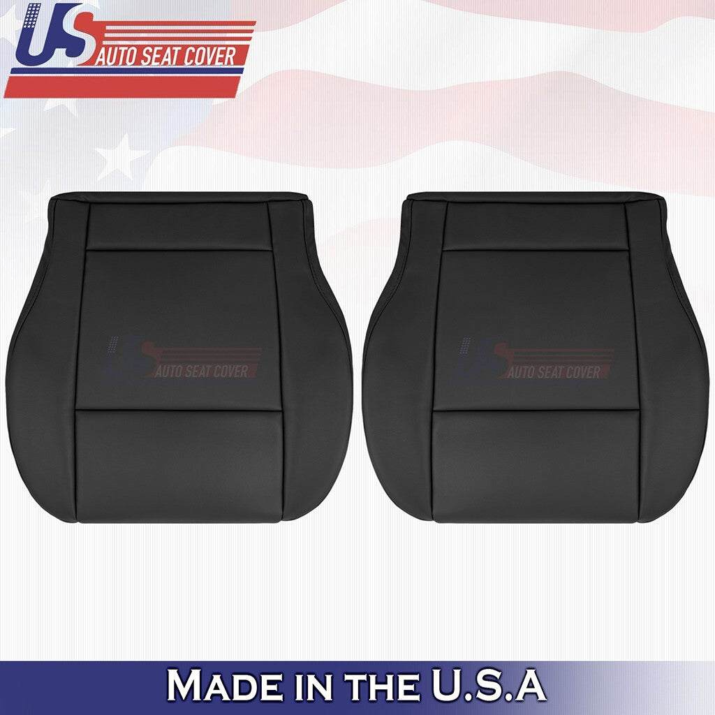 2015 to 2020 For Ford Transit Van 150 Driver Passenger Bottoms Vinyl Cover Black