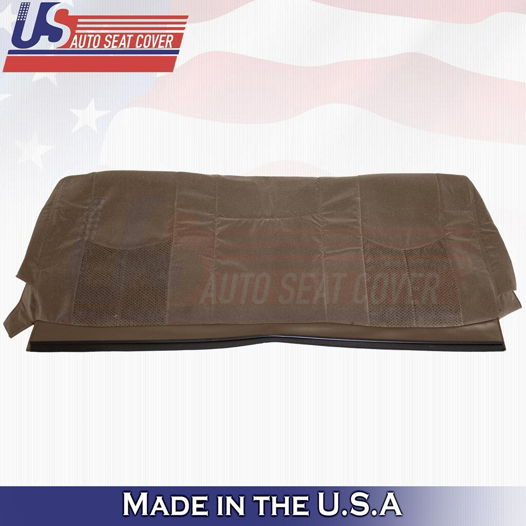 2003 to 2007 Fits Chevy Silverado Rear Bench Top Cloth Seat Cover Medium Tan