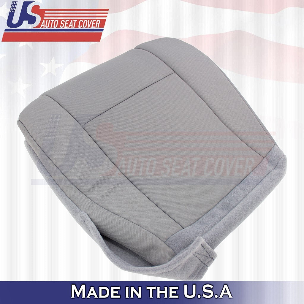 2012 to 2019 For Ford Econoline Van Front Passenger Bottom Cloth Seat Cover Gray