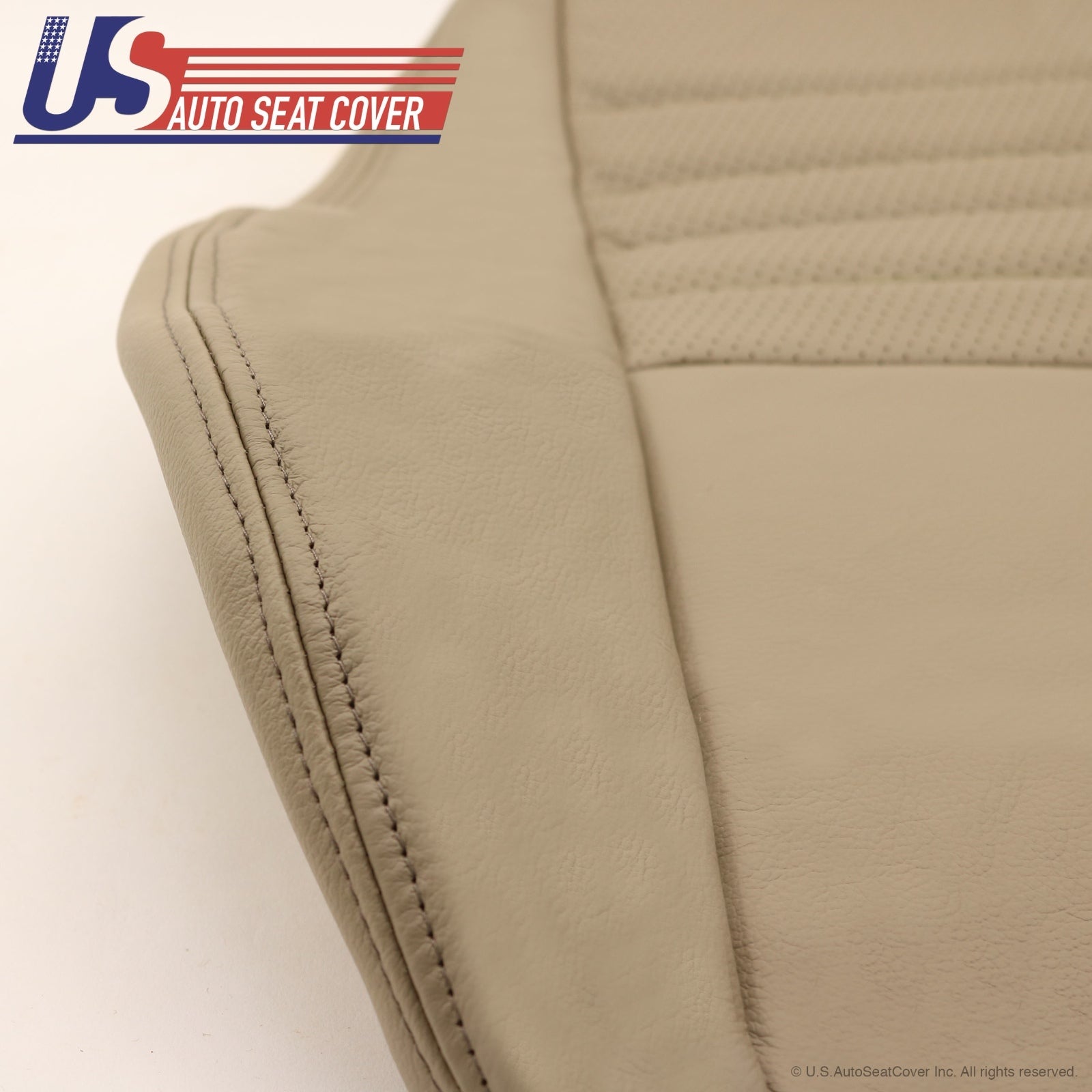 1999 2000 2001 2002 2003 04 Ford Mustang GT Driver Bottom Leather Seat Cover TAN