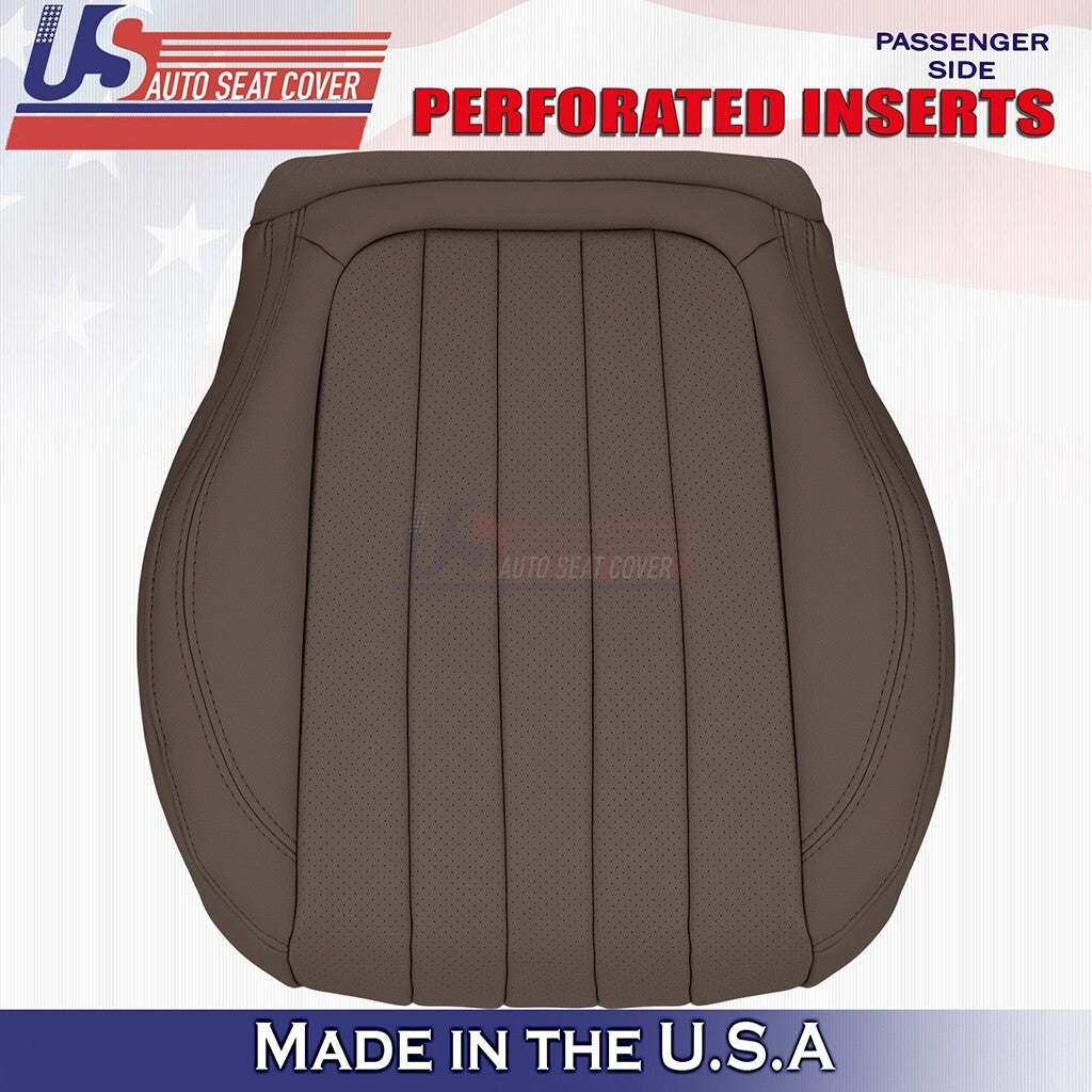 2017 to 2020 For Mercedes Benz E350 Left&Right Bottoms Synth Leather Cover Brown