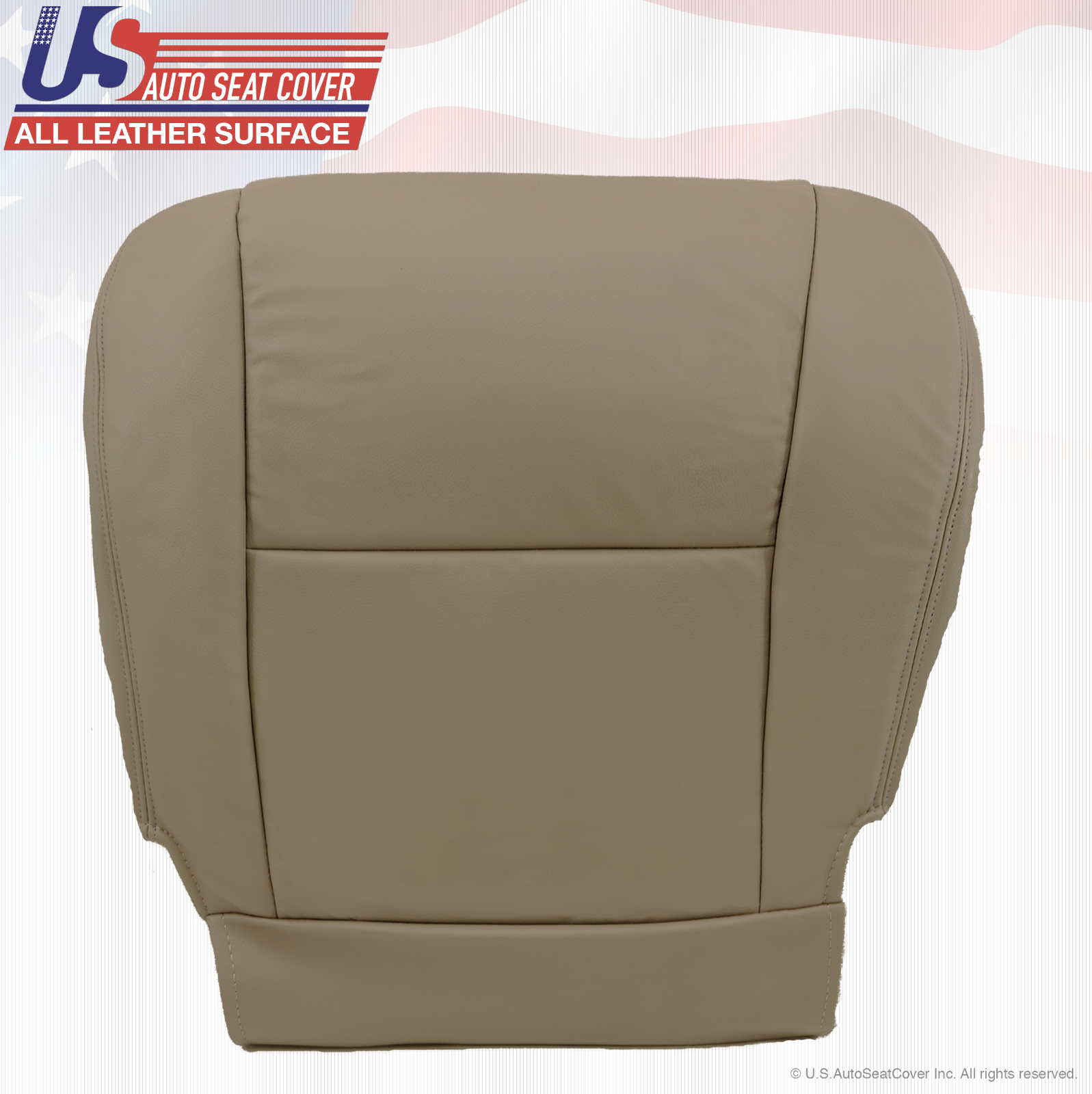 Front Driver Side Bottom Seat Cover Leather Gray Fits 2005 Toyota Sequoia