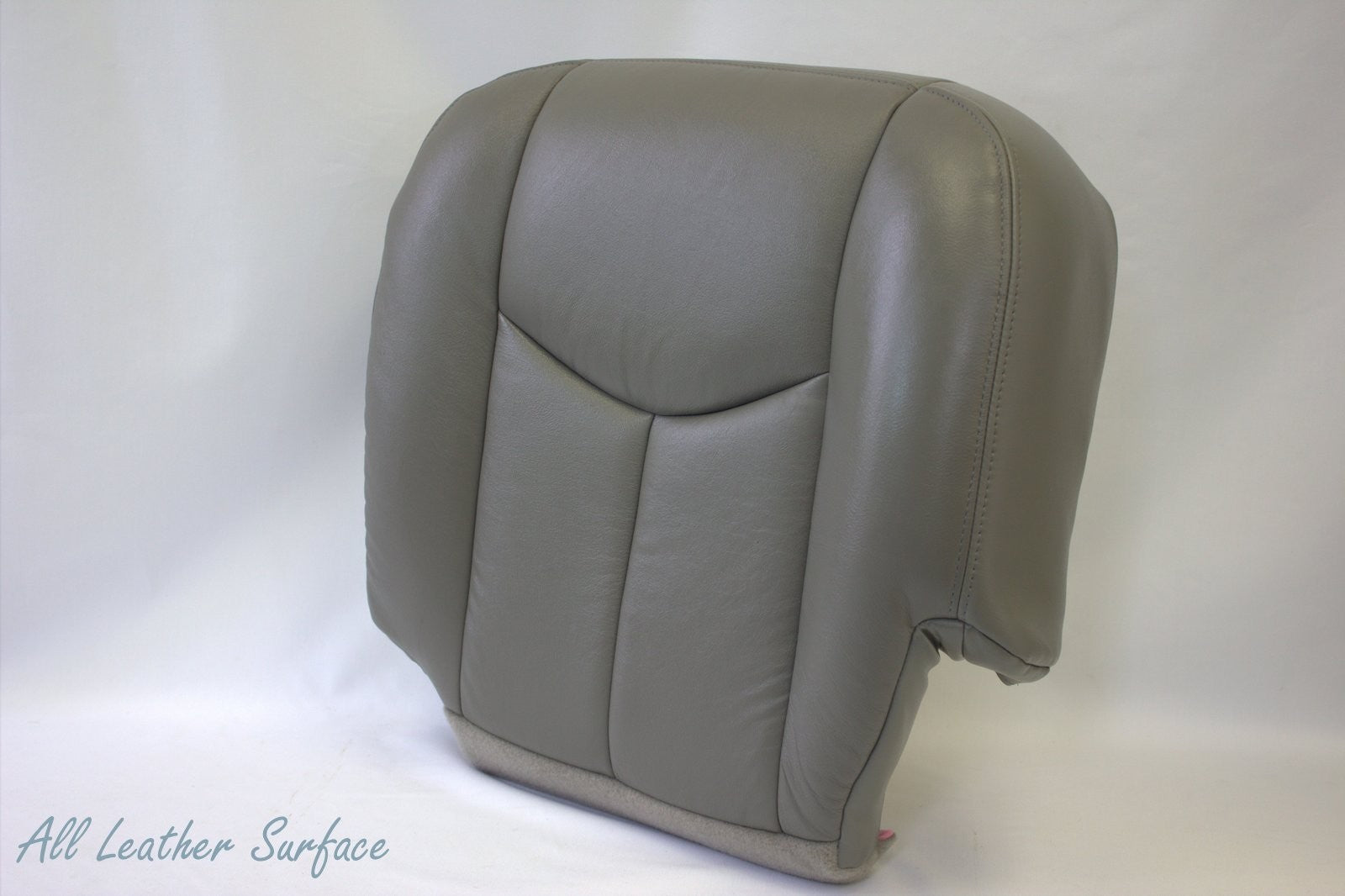 03 04 05 06 Tahoe Suburban Yukon Front Left Bottom Leather Seat Cover Light Gray