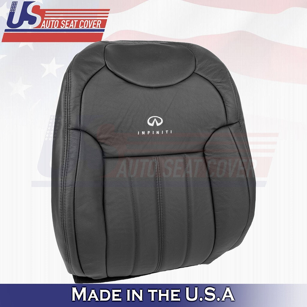 2015 2016 2017 Fit Infiniti FX35 FX37 FX50 Driver Upper Leather Cover Black