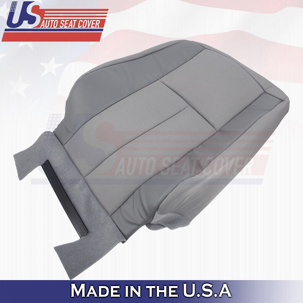 Front 2012-2021 For Nissan NV1500 Driver & Passenger Tops Cloth Seat Cover Gray