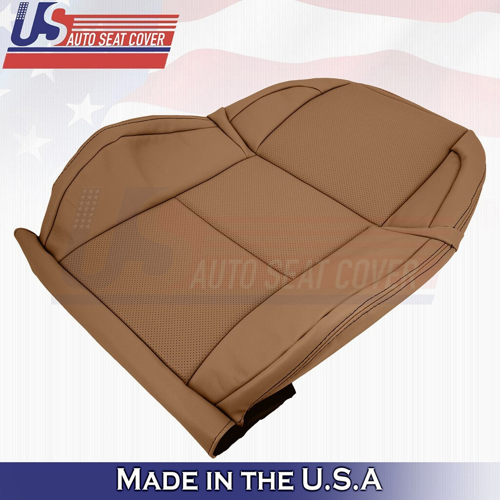 2013 to 2020 Fits Lexus GS350 F-Sport Passenger Top Leather Seat Cover Brown