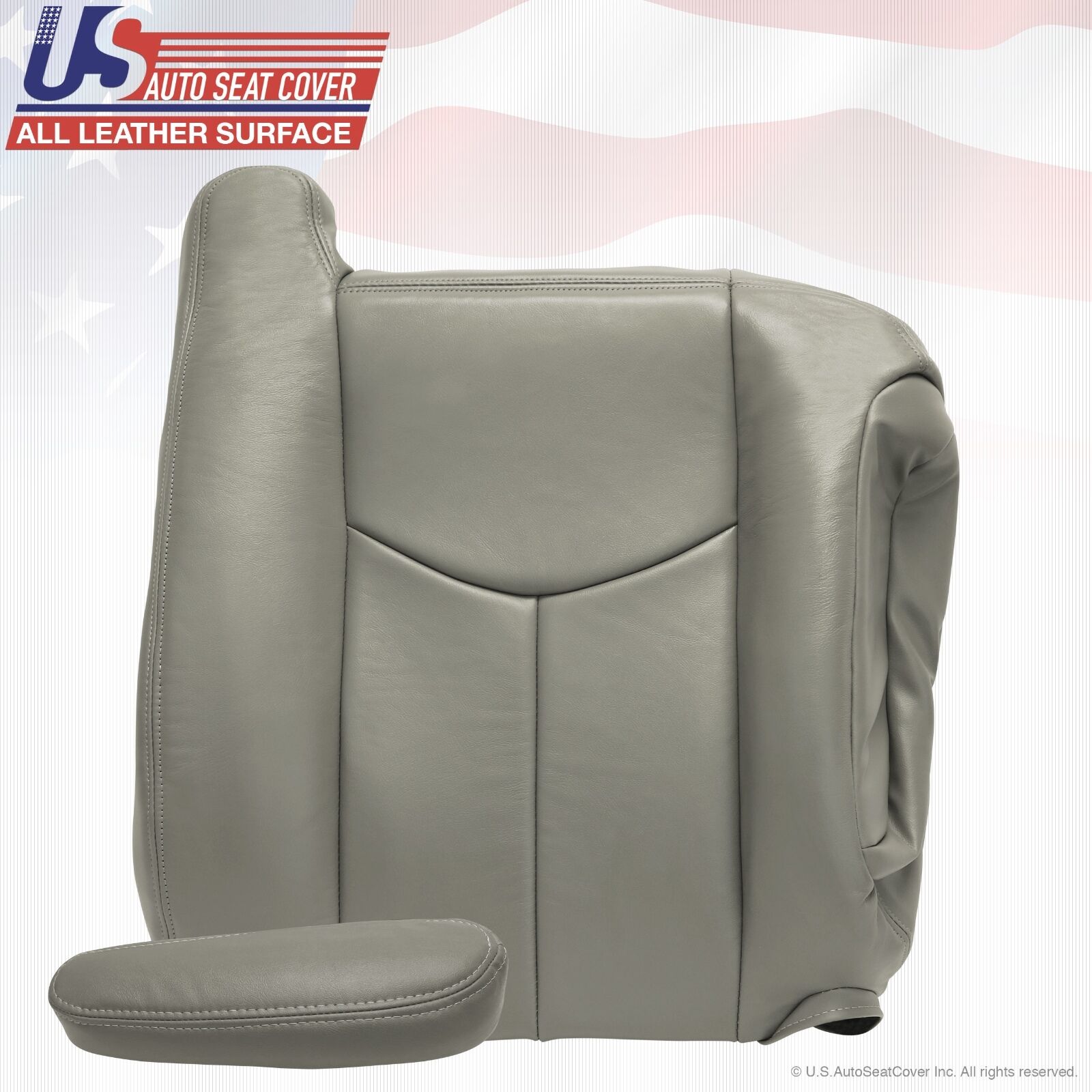 2003 To 2006 GMC Yukon Sierra Upholstery leather seat cover Replacement Gray 922