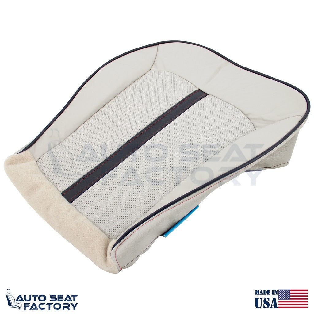 2011 -2015 Fits Lincoln MKX RIGHT Bottom Ceramic/black Vinyl Seat Cover, Perf