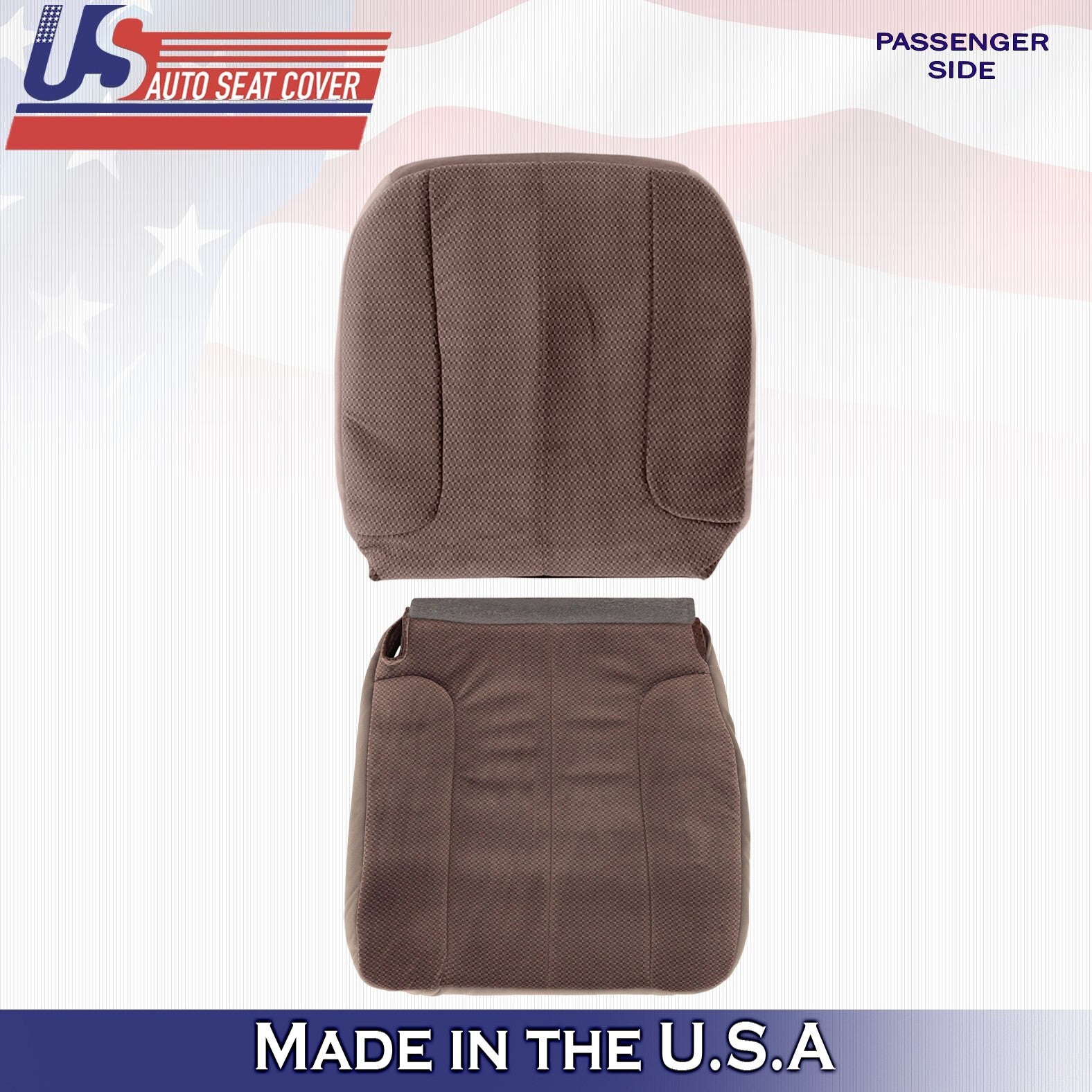2002 to 2006 For Dodge Ram 1500 3500 SLT Passenger Top &Bottom Cloth Cover Tan