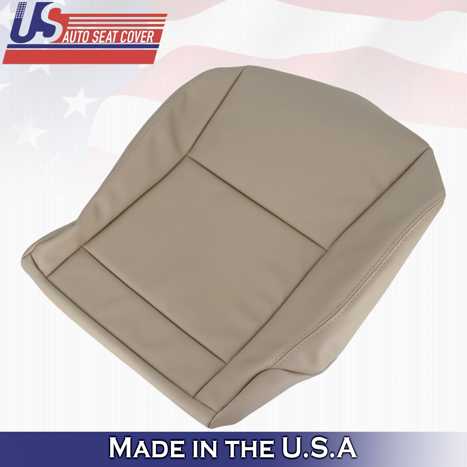 1995 to 1997 For Lexus LX450 Front Driver Top  Bottom Leather Seat Covers Tan