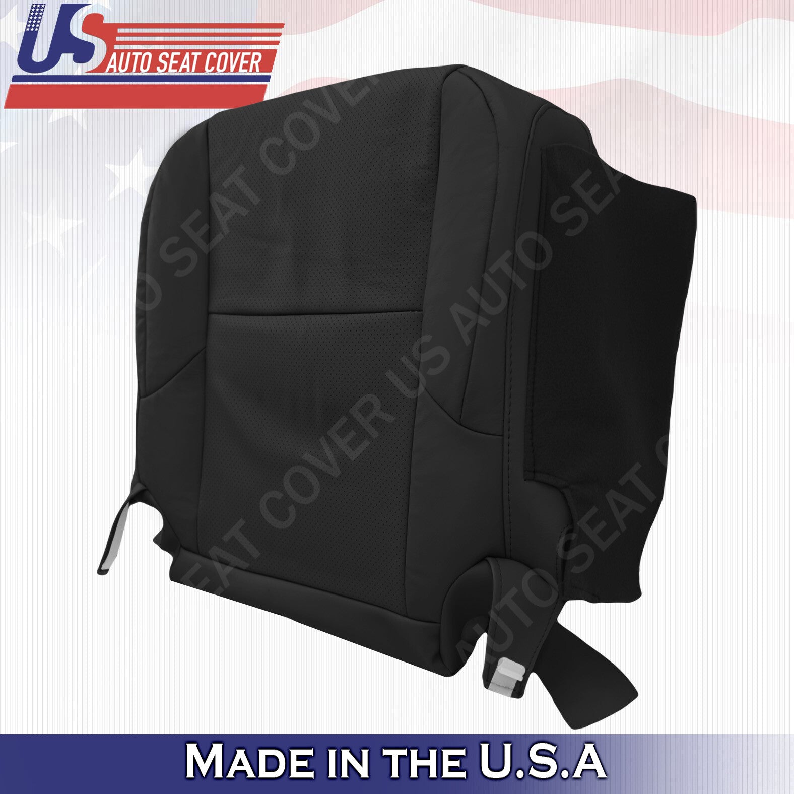 For 2010 - 2017 Lexus GX460 DRIVER Bottom Perforated Leather Replacement 'BLACK'