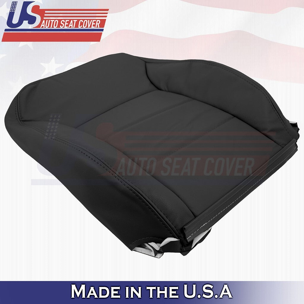1999 to 2004 Fits Volkswagen Jetta Passenger Top Vinyl Seat Cover Black