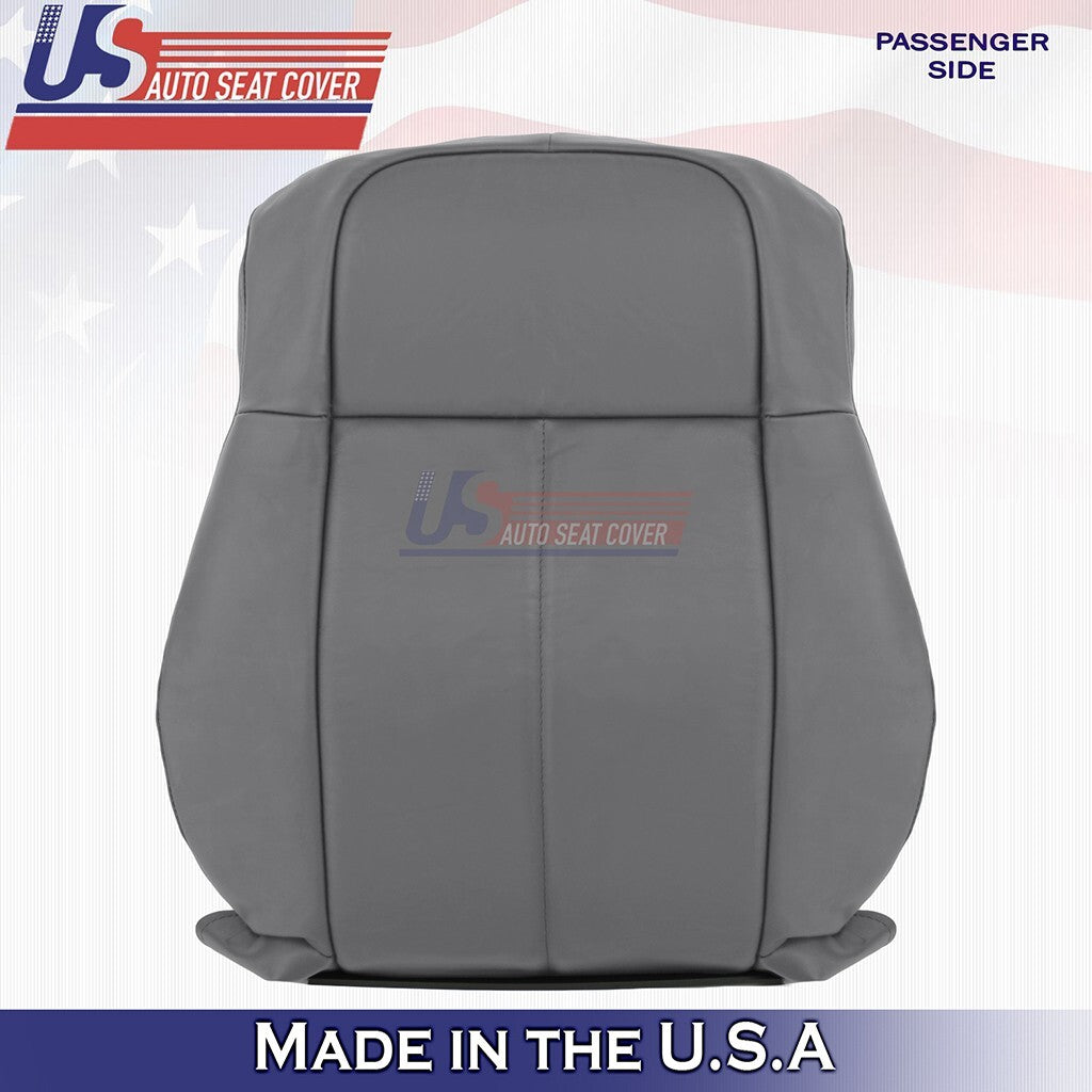 2005 to 2010 For Chrysler 300C Front Driver & Passenger Tops Leather Cover Gray