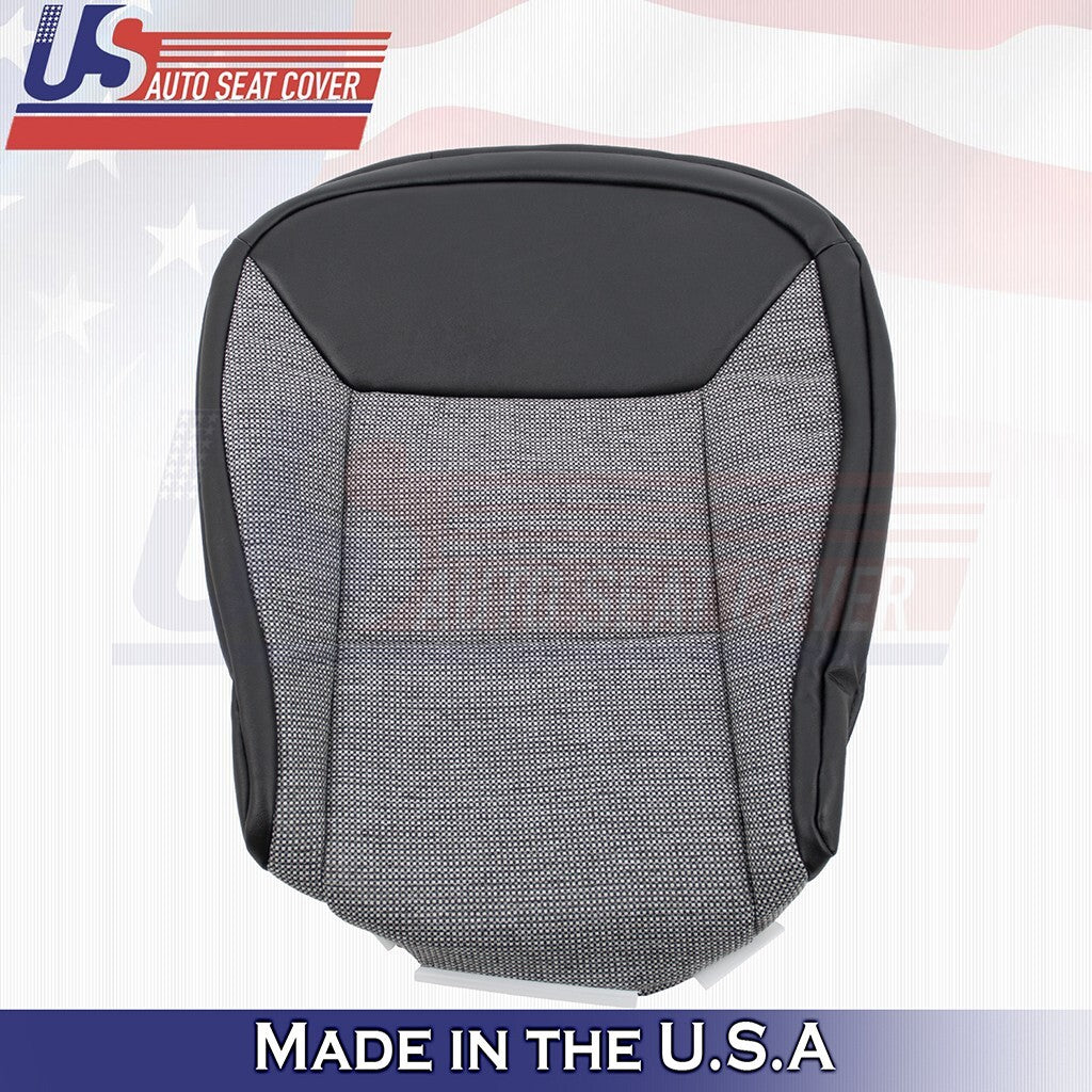 2019 to 2024 Fits Dodge Ram ProMaster Passenger Bottom Cloth/Vinyl Cover Black