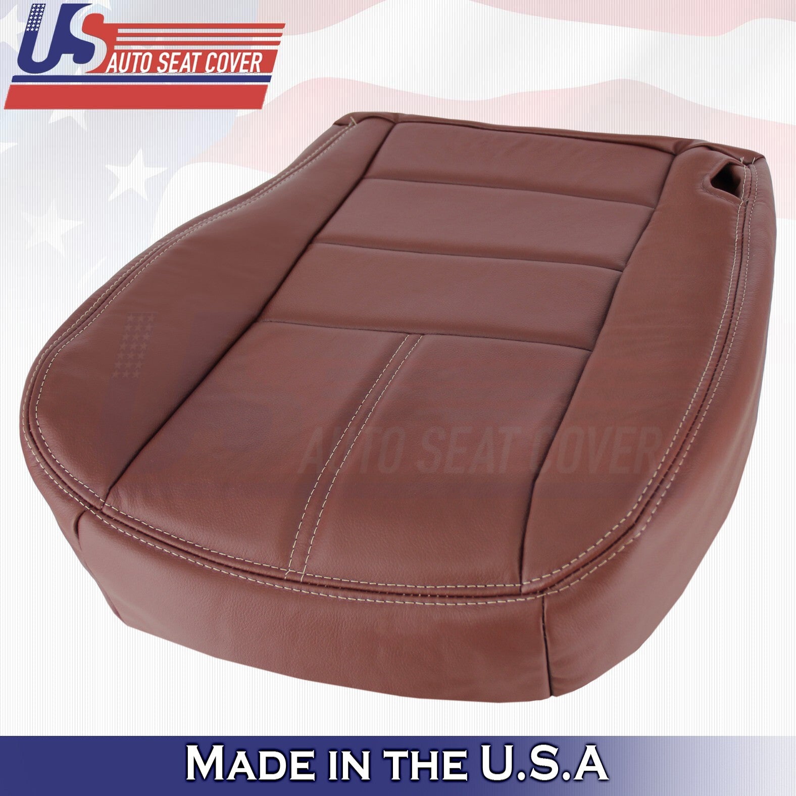 2008 to 2010 For Ford F250 F350 King Ranch Driver Top & Bottom Leather Covers