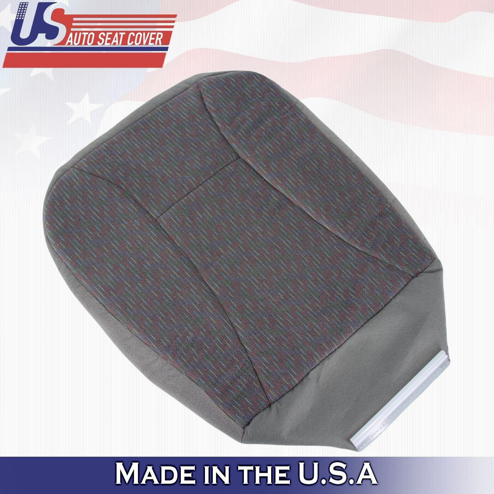 1992 - 1996 Fits Ford Bronco XLT Driver Bottom/Top/Armrest Cloth Covers Gray