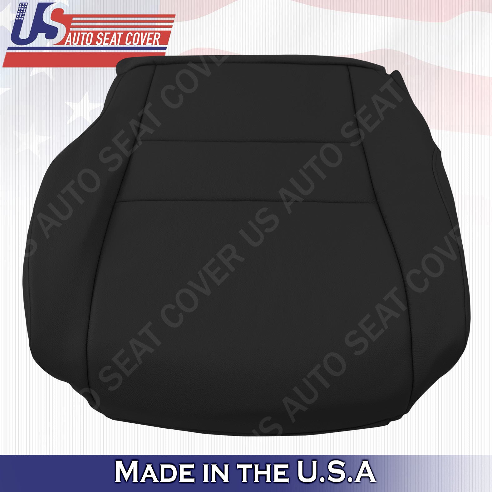 Fits 2007 2008 2009 2010 2011 Honda CR-V DRIVER Bottom Leather Seat Cover Black