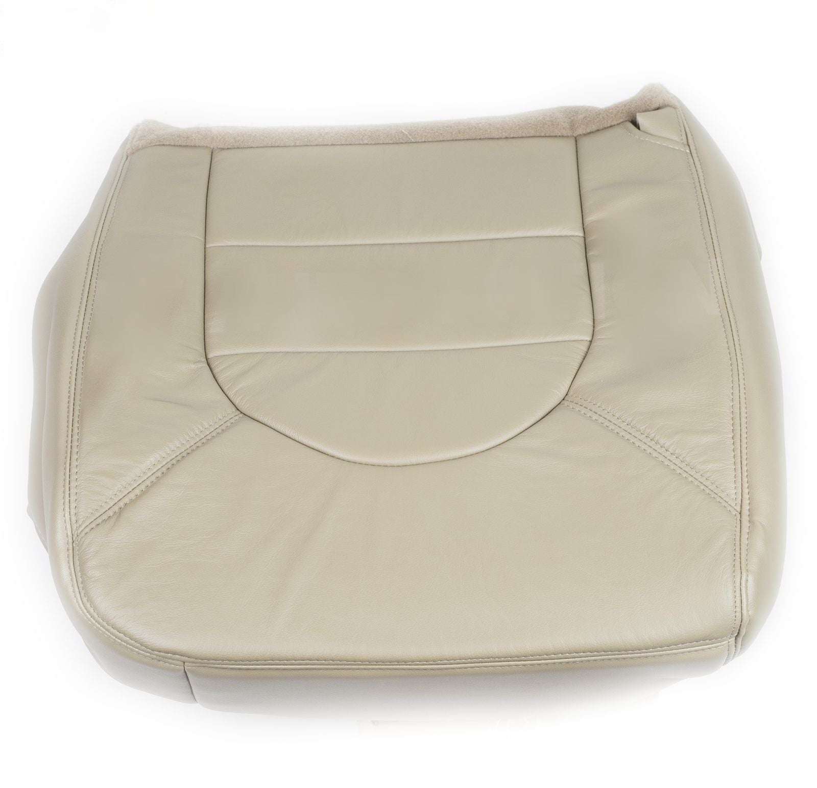 1999 Ford F-250 F-350 Lariat Passenger Bottom Replacement Leather Seat Cover Tan