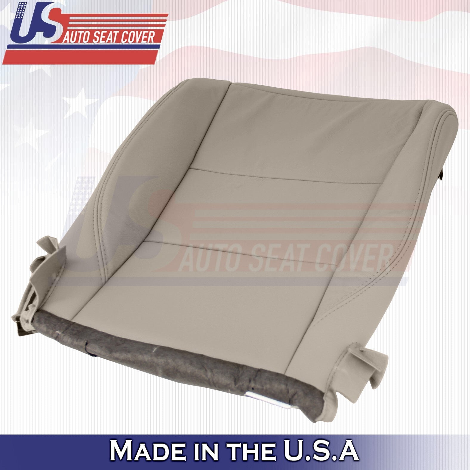 2017 to 2020 Fits Toyota Sienna Driver Bottom & Top Leather Seat Cover Tan