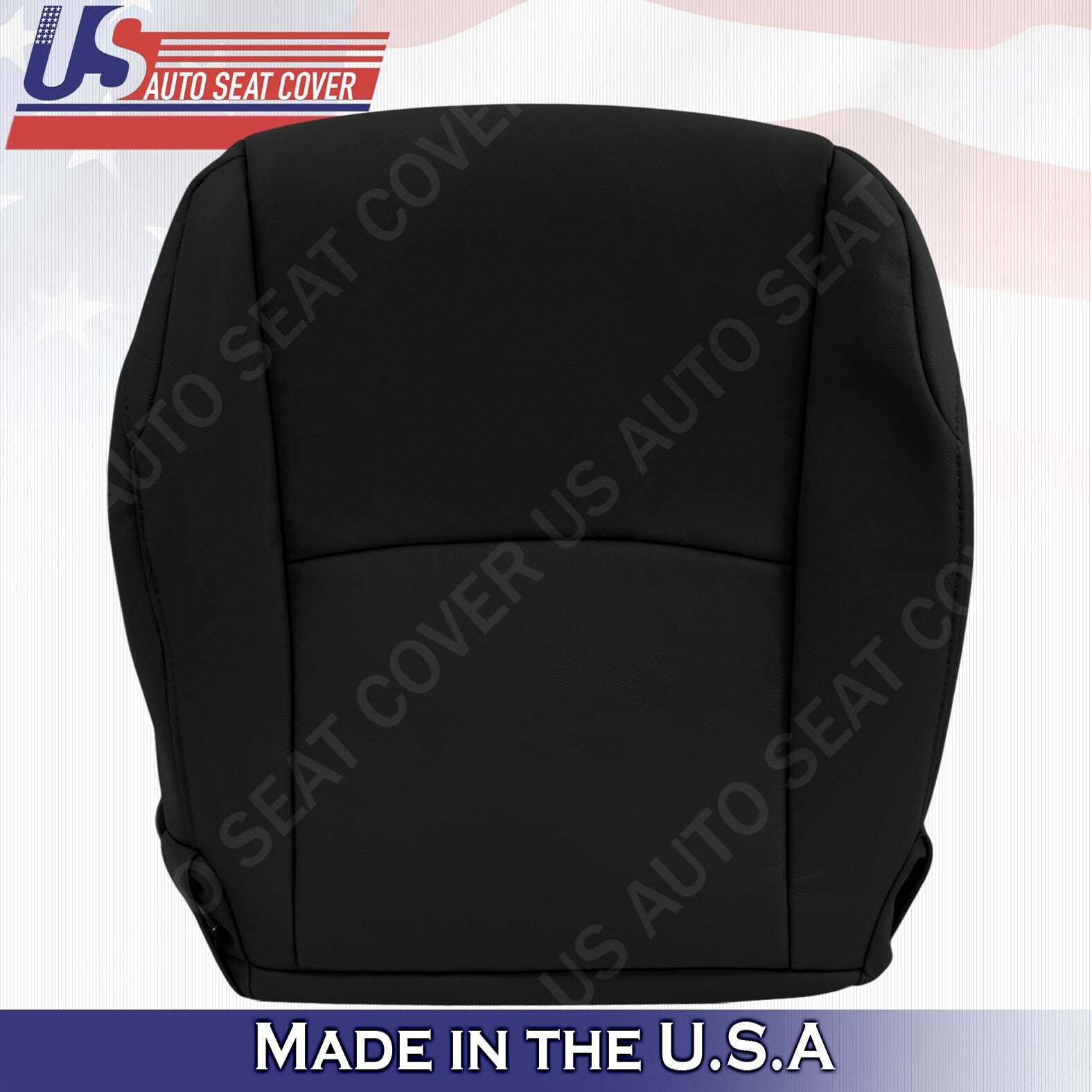 Driver & Passenger Bottoms Leather Covers Black Fits Toyota 4Runner 2010 to 2014