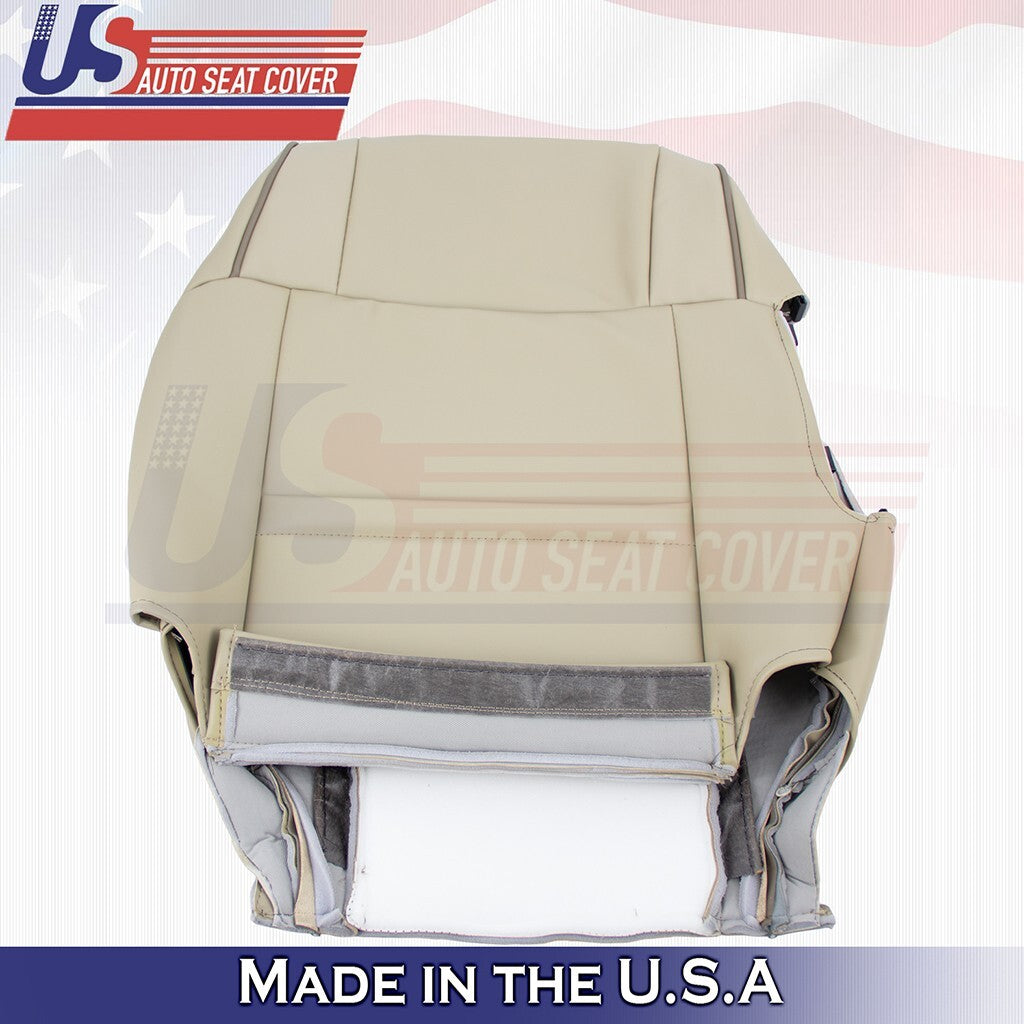 2001 to 2005 For Lexus IS300 Front Set Top & Bottoms Perf Leather Seat Cover Tan