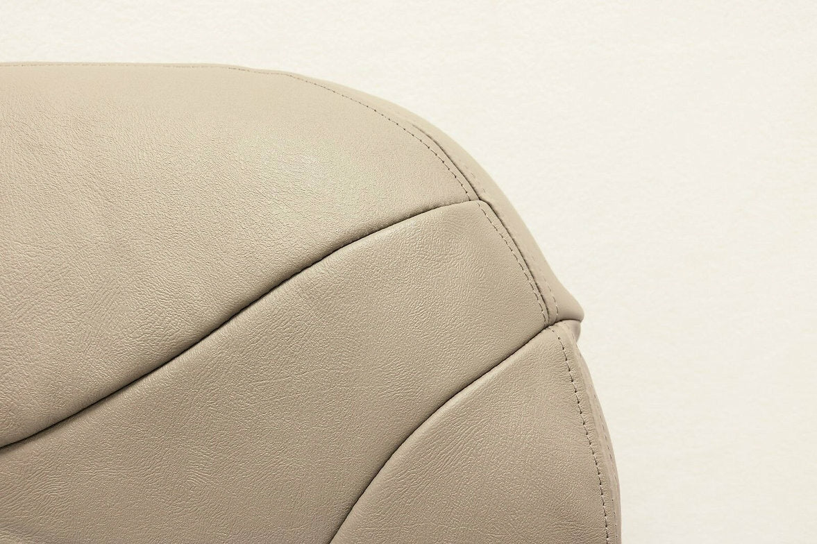 For 2000 2002 GMC Yukon XL SLT Driver Bottom Replacement Leather Seat Cover TAN