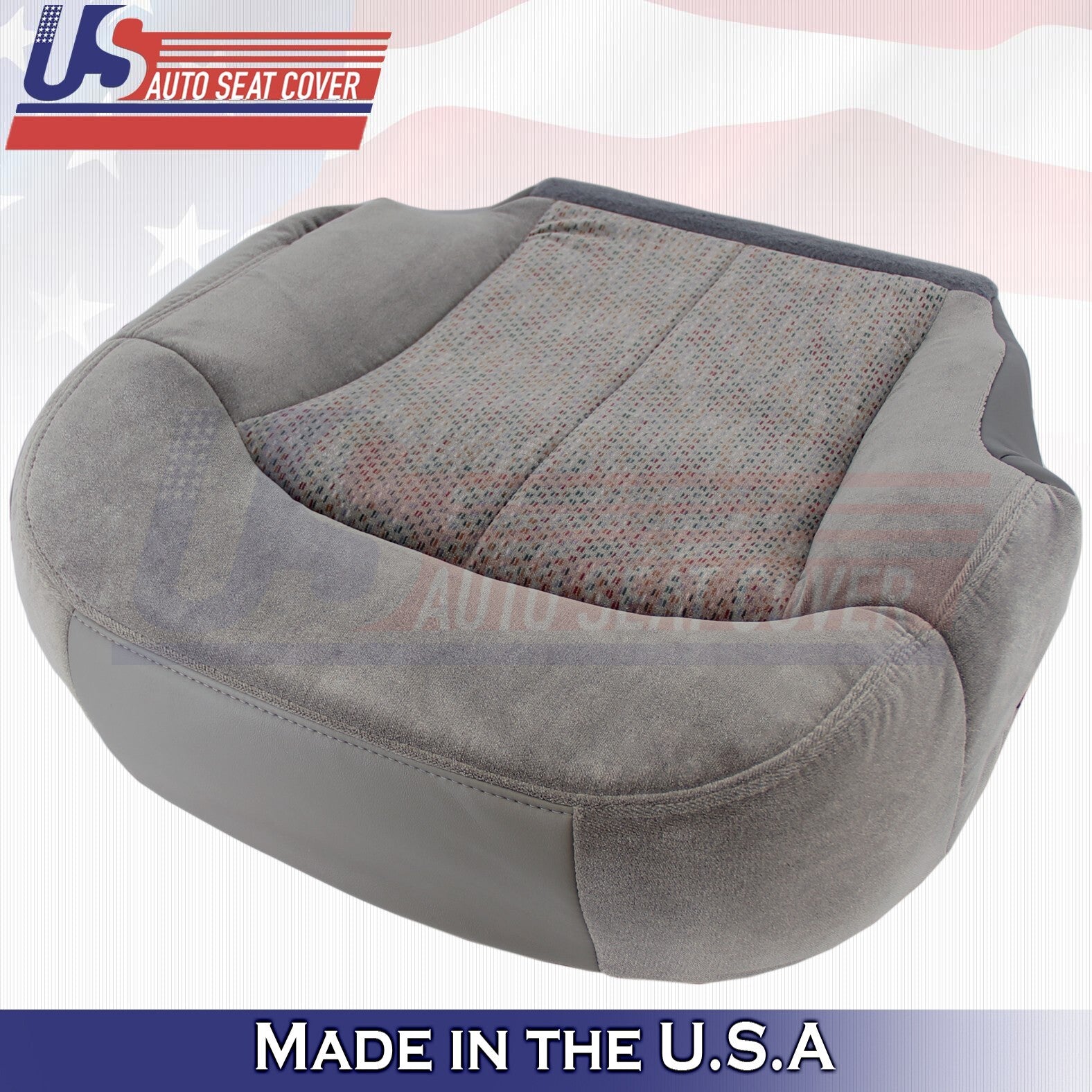 2000 2001 2002 Fits Chevy Suburban Tahoe Front Set Bottoms Cloth Covers Gray