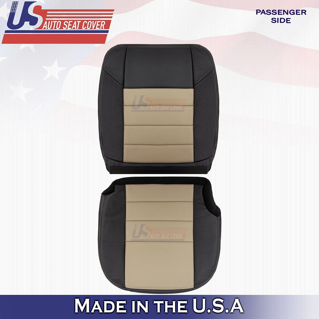 Rear Passenger Top & Bottom Cover Black/Tan Fits 2005 Ford Excursion Eddie Bauer