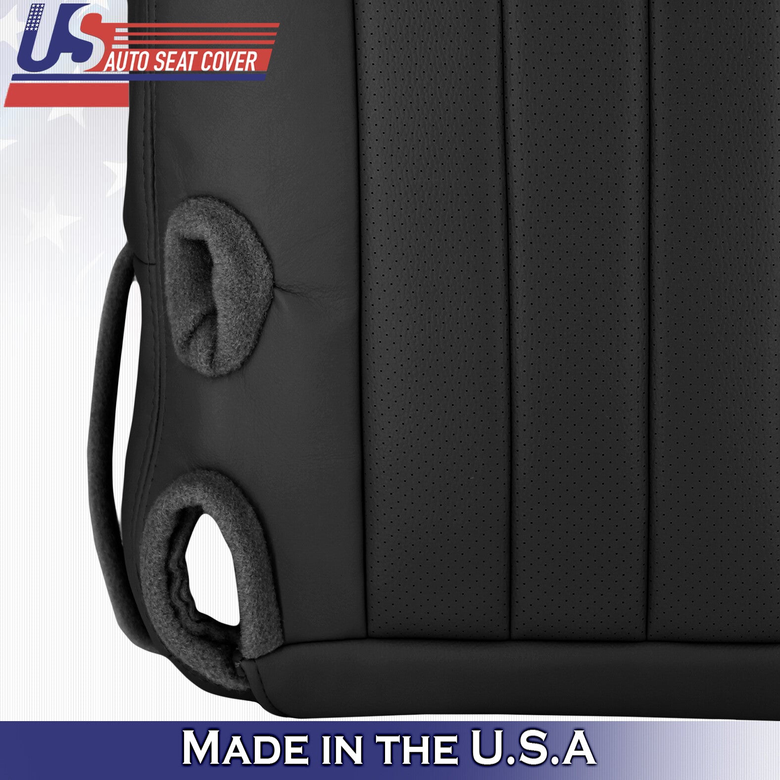 2003 to 2005 For Lincoln Town Car Passenger Bottom Leather Cover Black