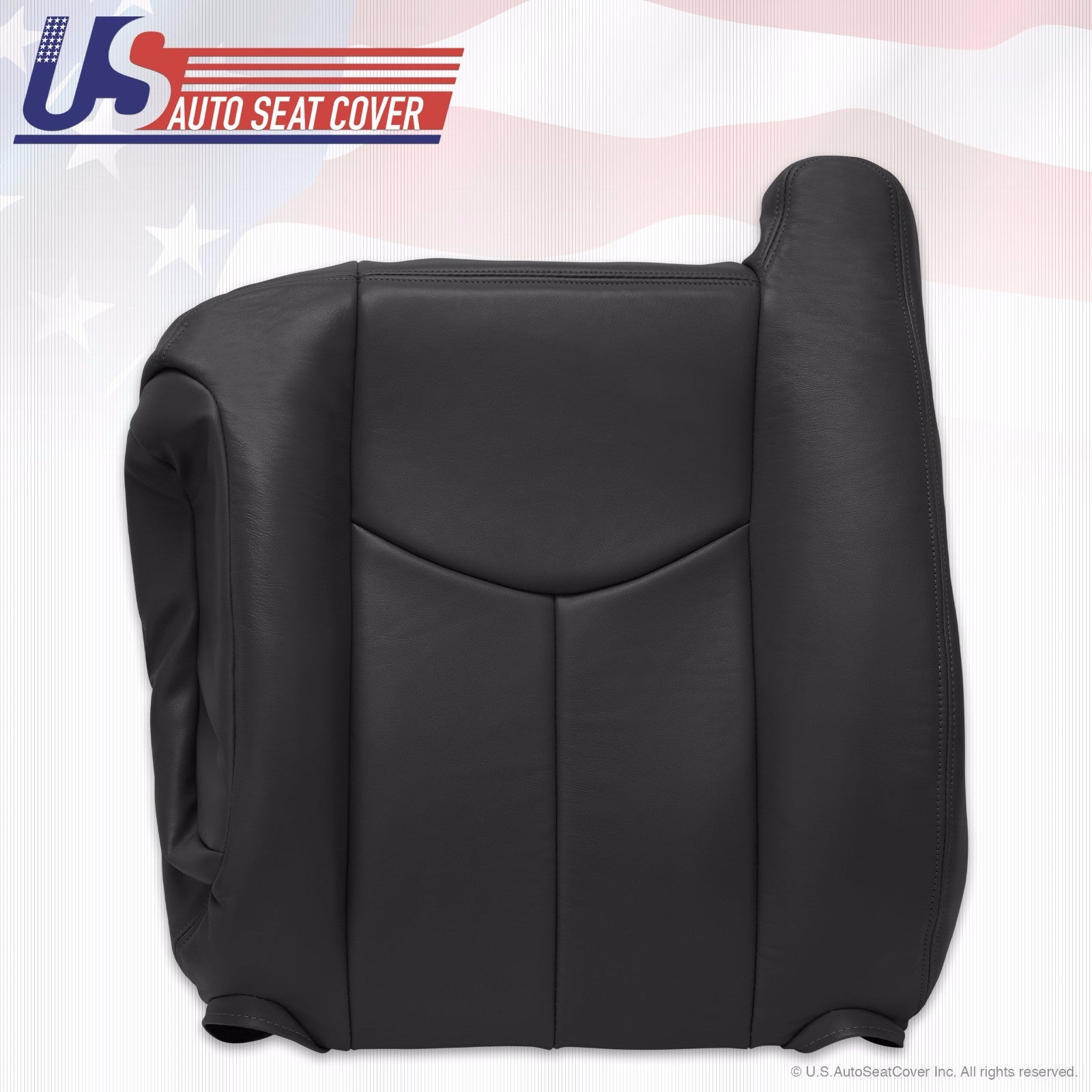 2003 To 06 GMC Sierra 1500 2500 3500 HD Upholstery leather seat-cover Dark-Gray