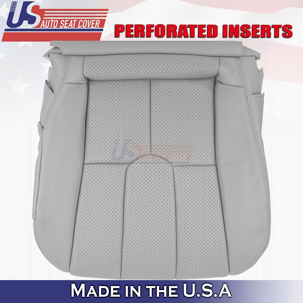 2003 2004 Fits Infiniti G35 Coupe Driver Bottom Leather Seat Cover Stone Gray
