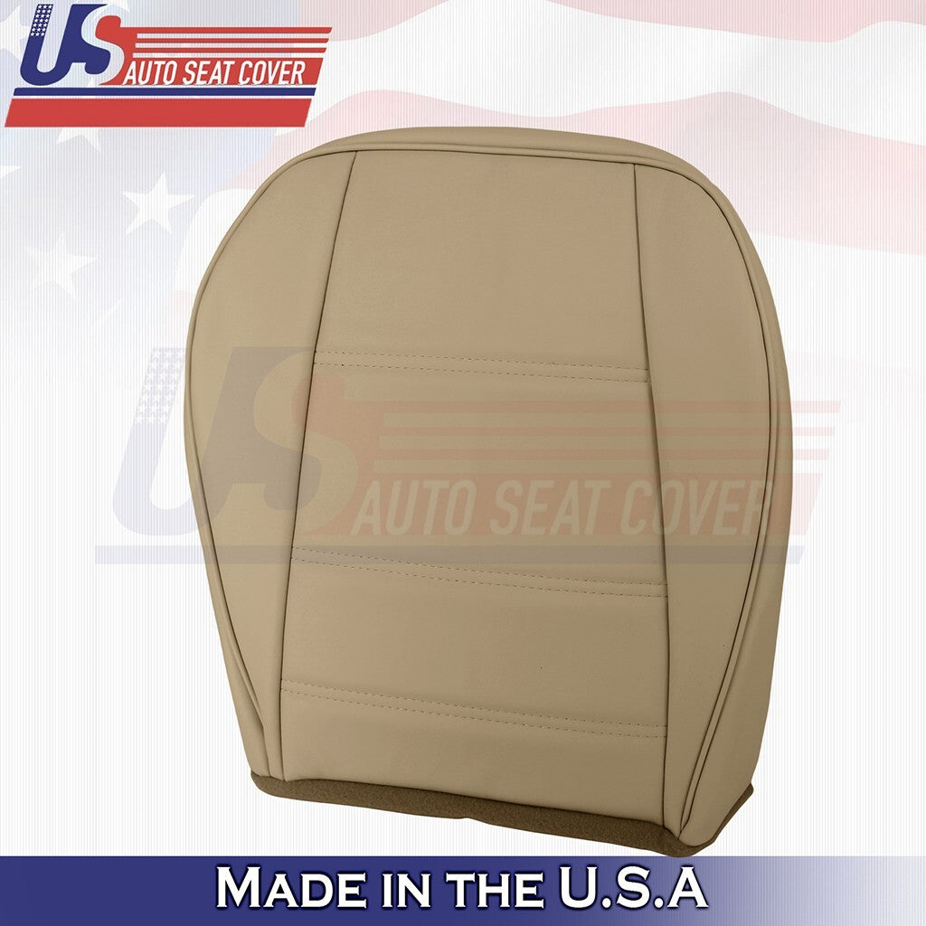 1999 -2004 FITS Ford Mustang V6 Driver Bottom Genuine Leather Seat Cover Tan