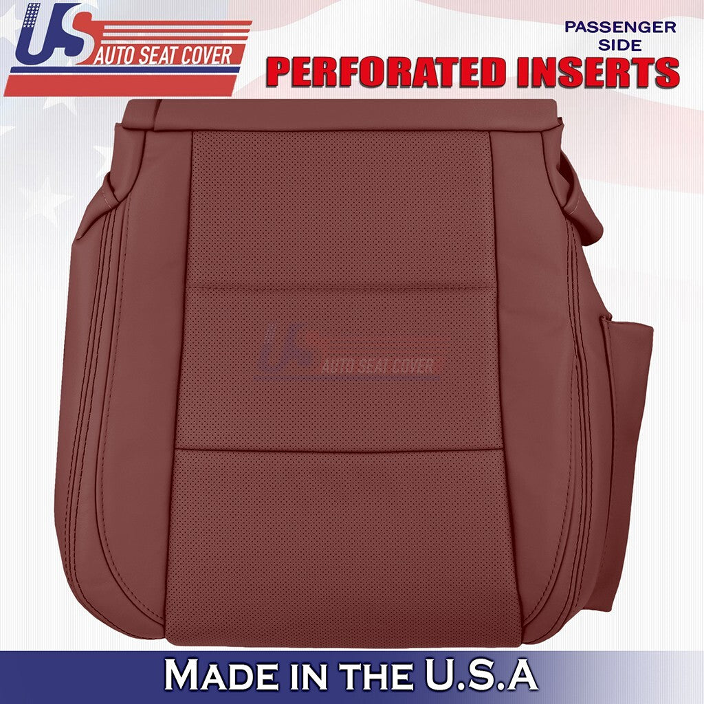 2013 2014 2015 2016 Fits Lexus GS300 350 Passenger Bottom Leather Seat Cover Red