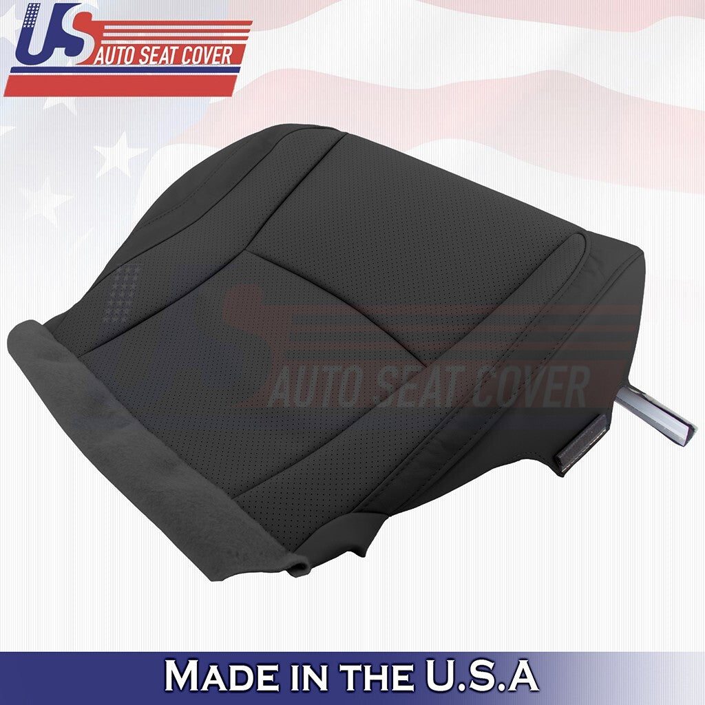 2003 to 2009 For Lexus RX350 Passenger Top&Bottom Synth Leather Perf Cover Black