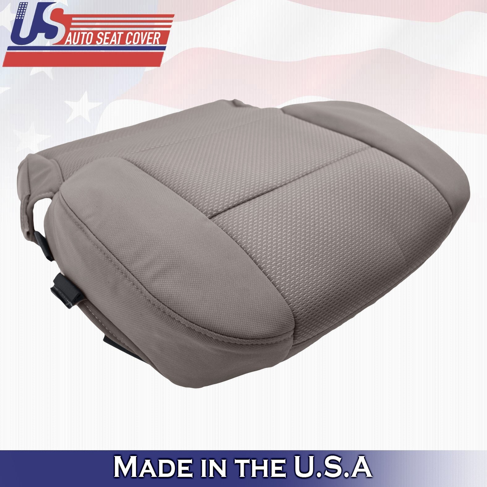 2015 to 2019 For Chevy Silverado 2500 3500 Driver Top & Bottom Cloth Covers Tan