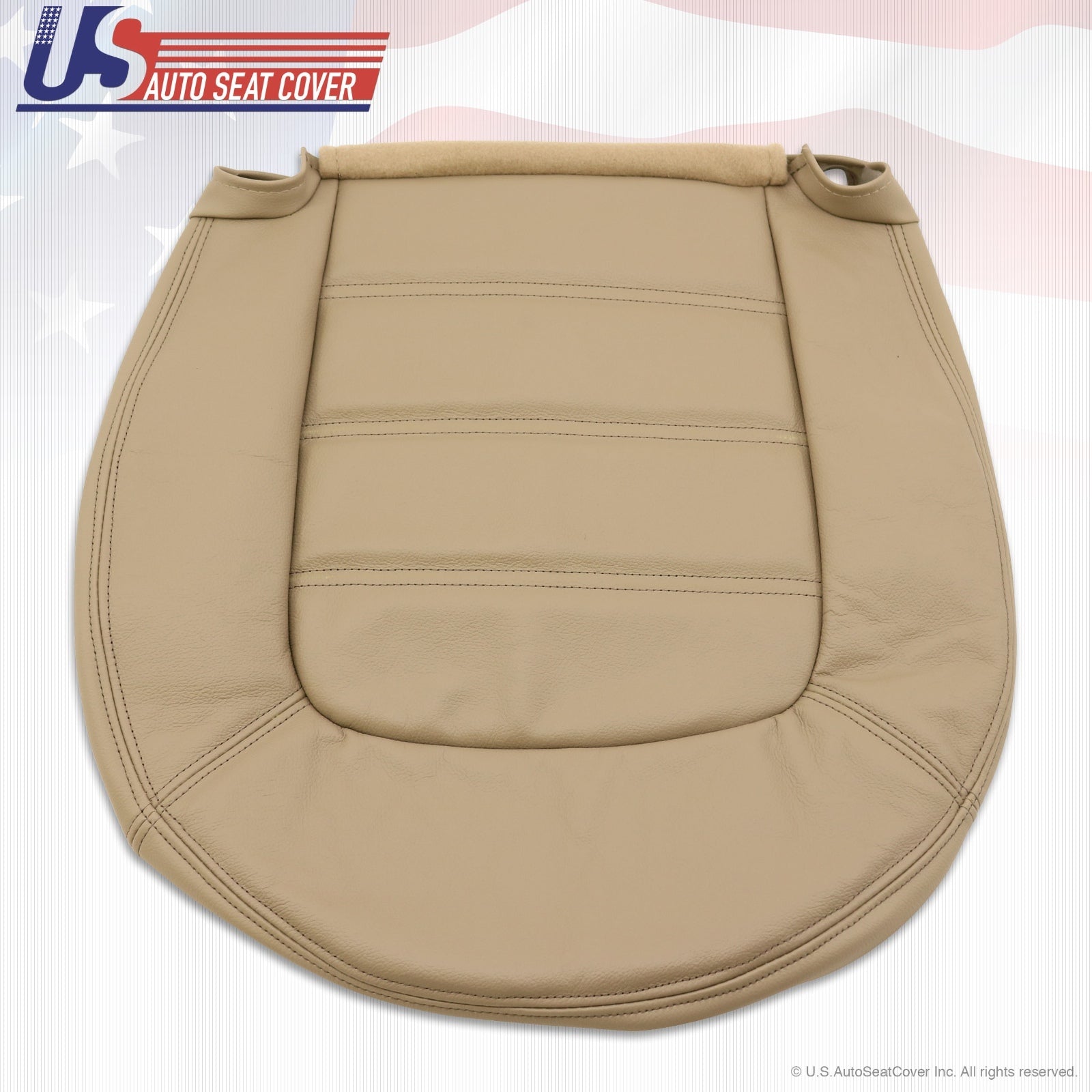2002 to 2005 Ford Explorer XLT Driver Bottom Replacement Leather Seat Cover Tan