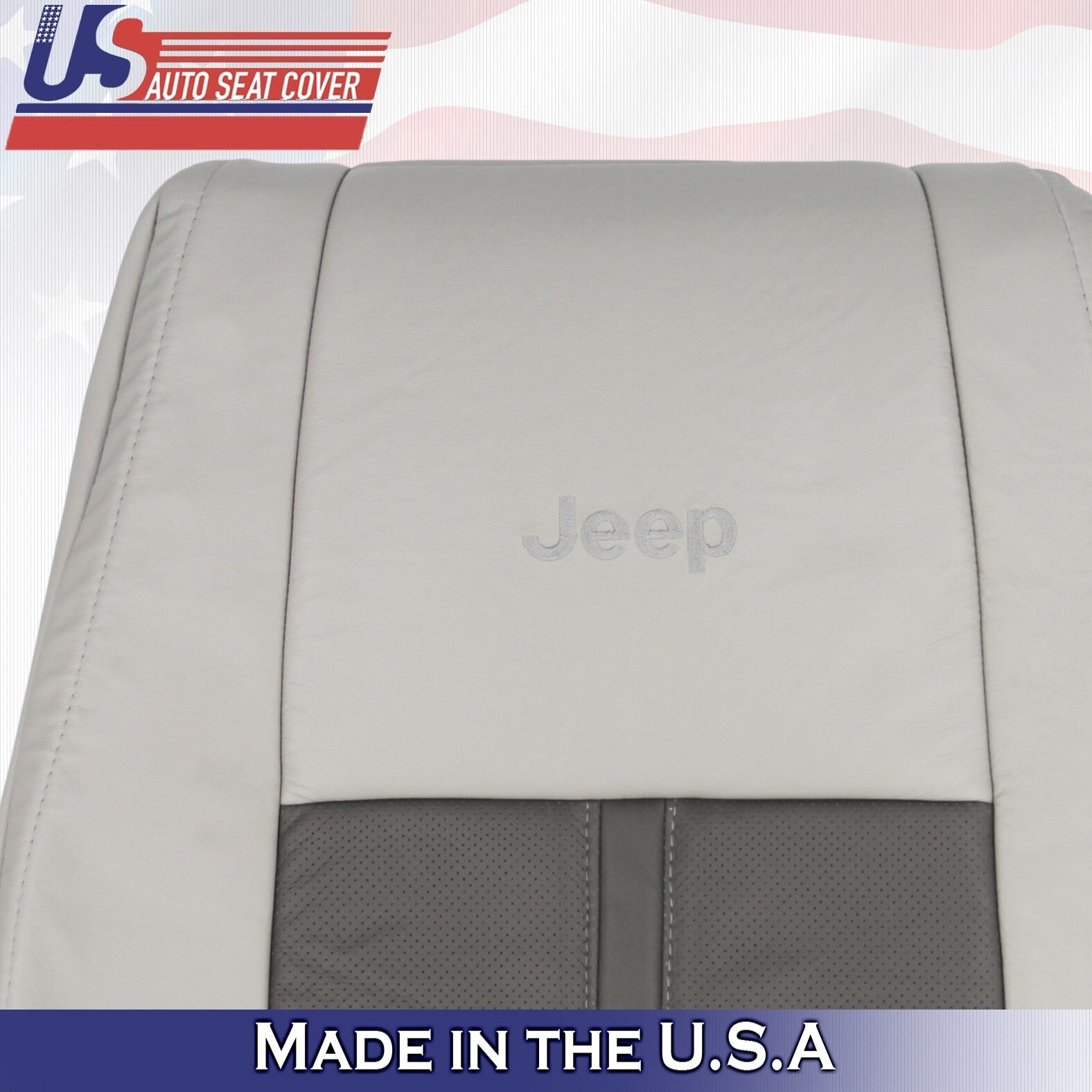2005 For Jeep Grand Cherokee Limited Front Driver Top Leather Seat Cover Tan
