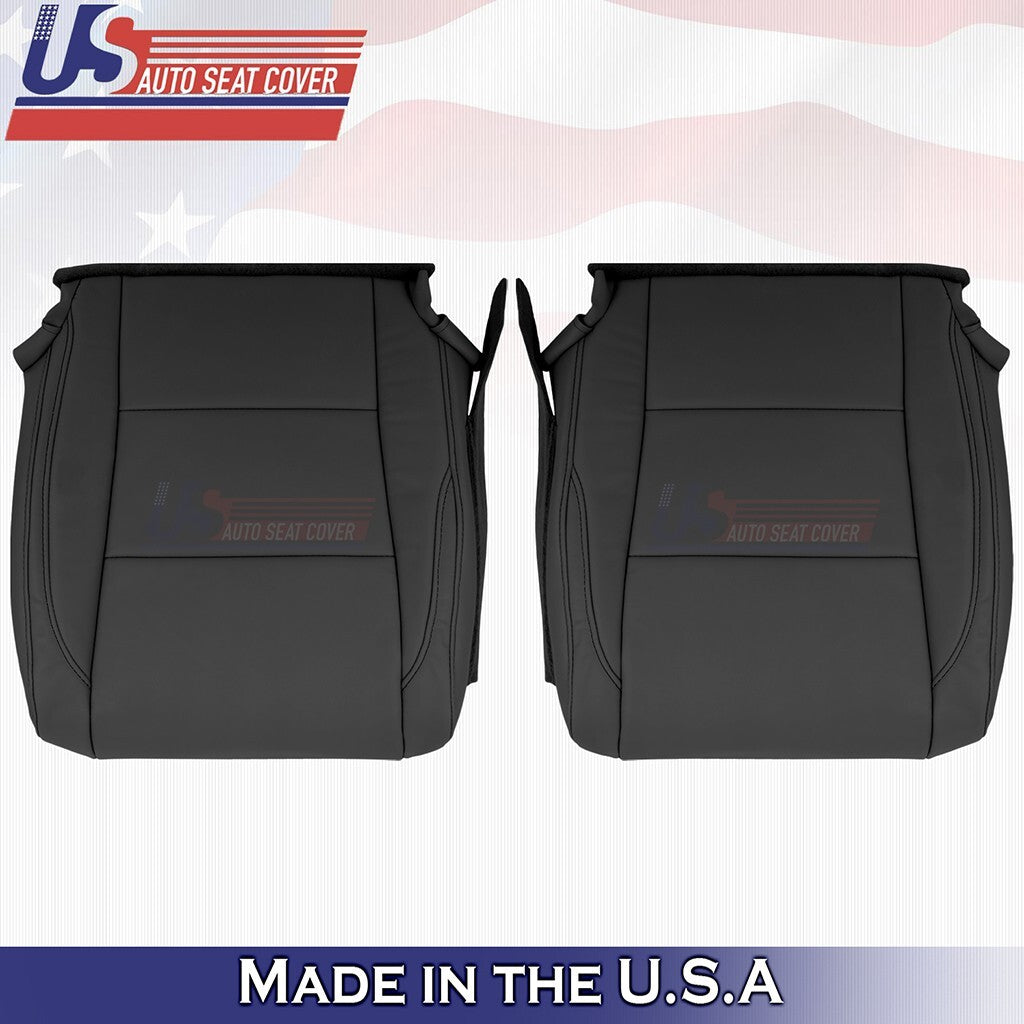 2014 to 2019 For Toyota Highlander Driver Passenger Bottoms Leather Covers Black