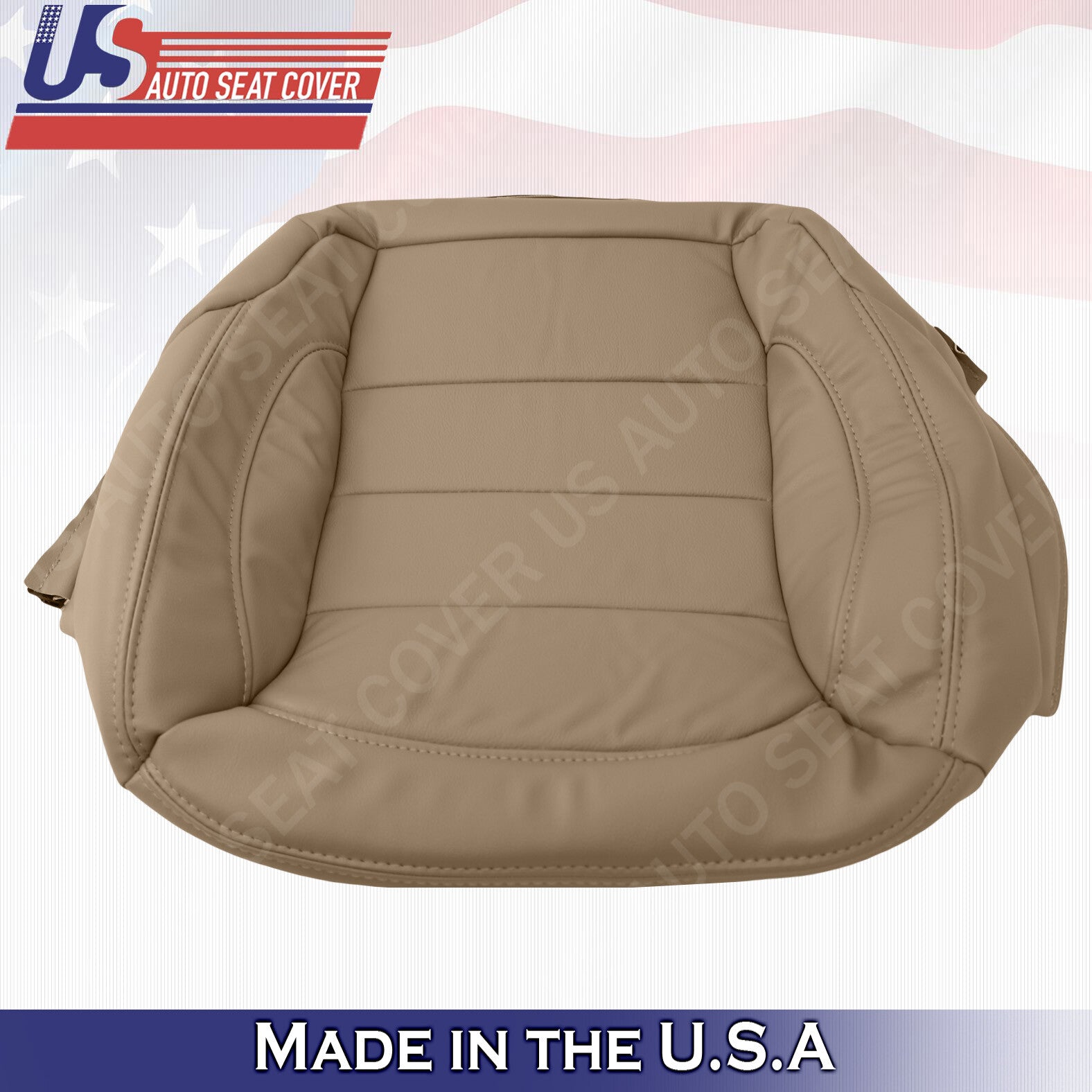 FOR 2014 2015 Mercedes Benz ML350 ML250 Driver Bottom Solid Leather Cover TAN