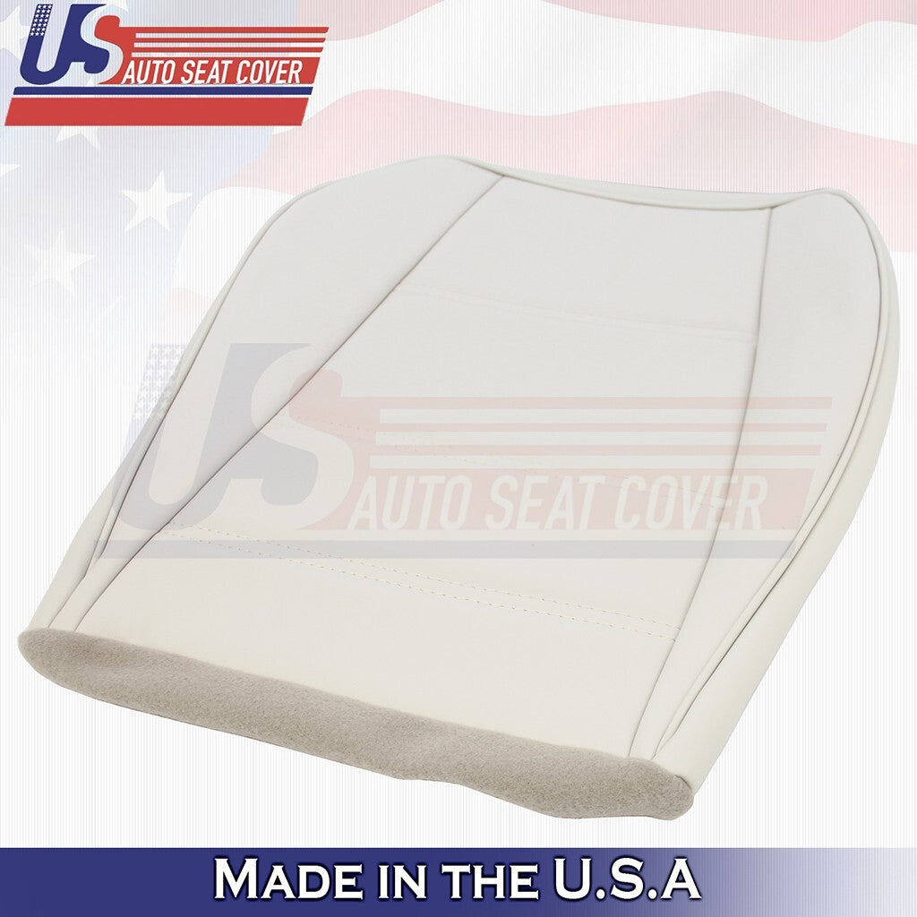 1999-2004 Fits Ford Mustang V6 DRIVER Side Bottom Leather Seat Cover White
