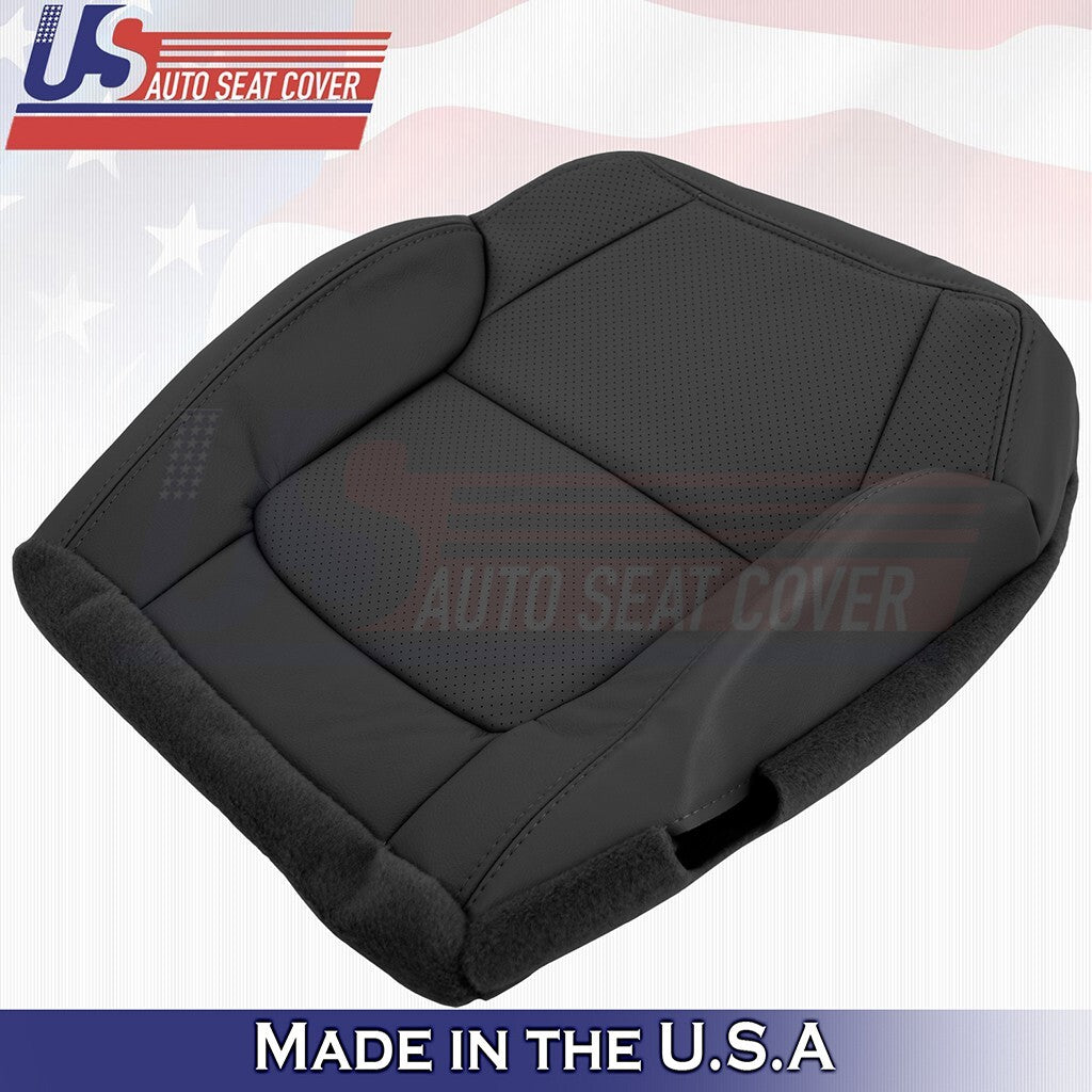 2001 to 2003 For Acura CL Type-S Driver Bottom Leather w/ Perforated Cover Black