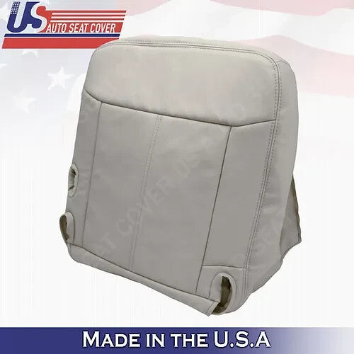 2003 to 2011 For Lincoln Town Car Driver-Passenger Bottom Leather Cover Gray