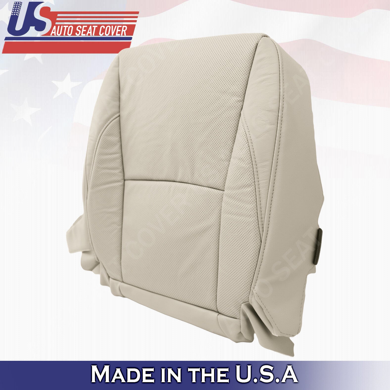 For 2010 2011 2012 Lexus ES350 PASSENGER Bottom Leather Seat Cover Light Tan