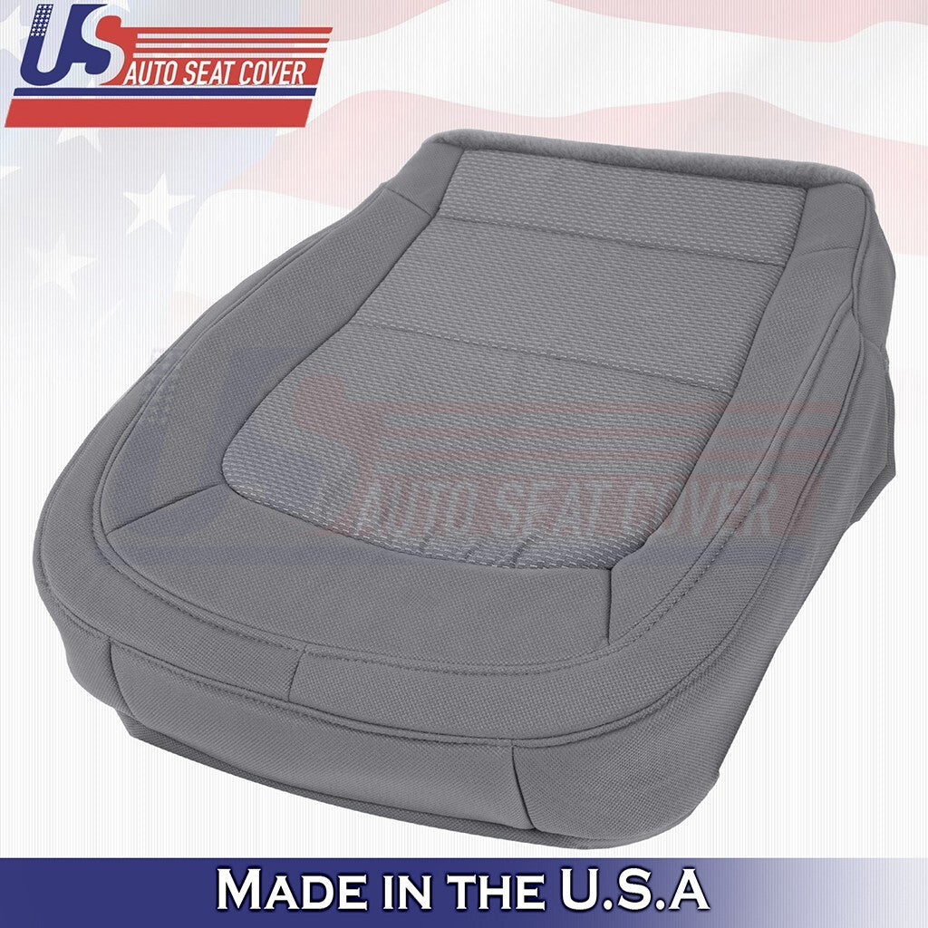 2015 to 2021 Fits Chevy Colorado Driver Bottom Cloth Seat Cover Dark Ash Gray