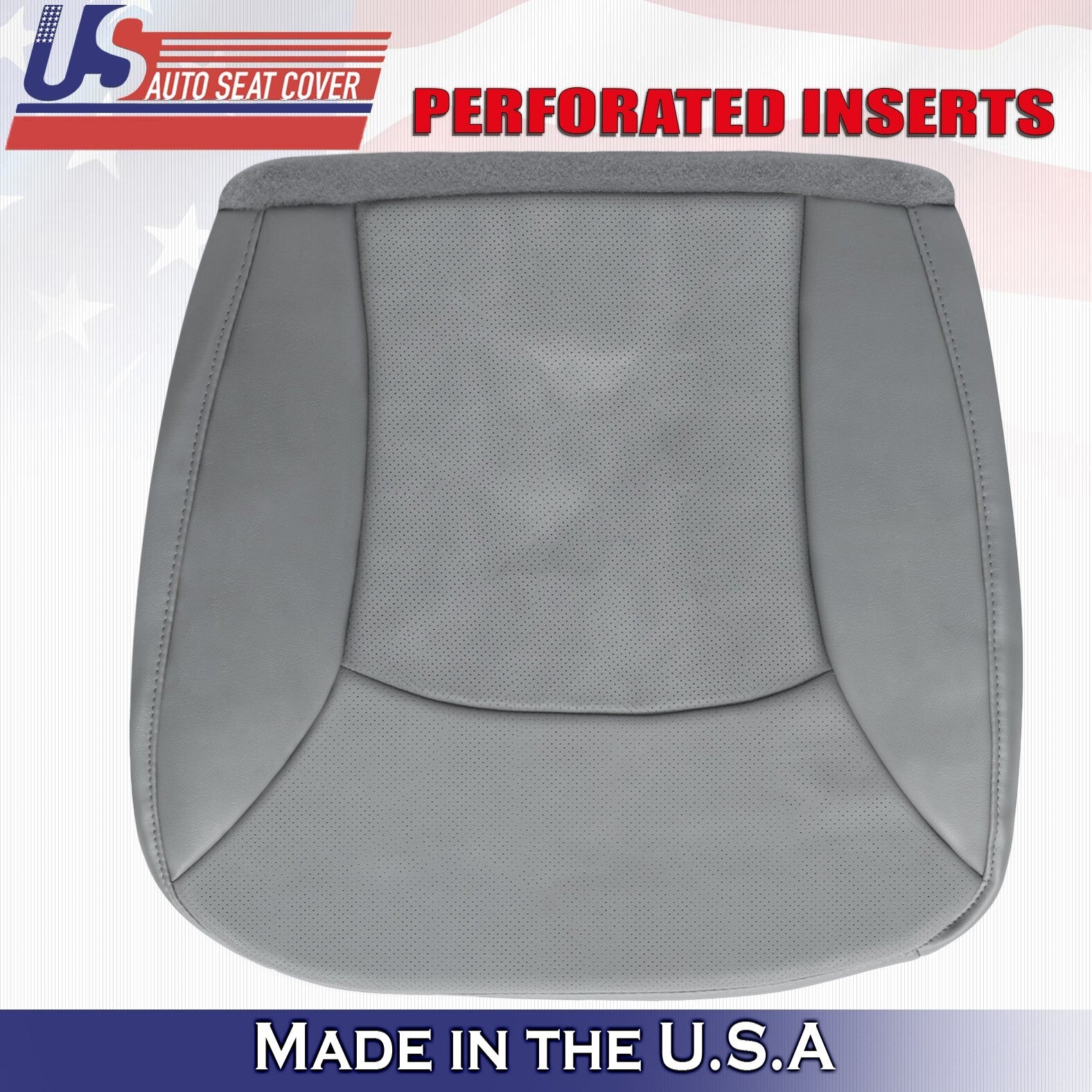 2000 2001 2002 Fits Ford E150 Driver top & Bottom Vinyl Perforated Cover Gray