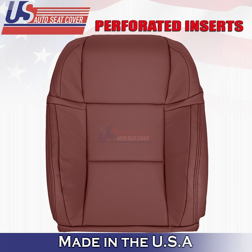 2013 to 2020 Fits Lexus GS350 F-Sport Driver Top Leather Seat Cover Red