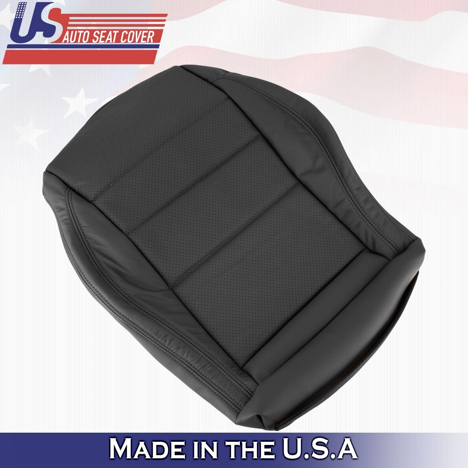 2012 to 2016 For Mercedes Benz C350 2Door Driver Bottom Leather Cover Black