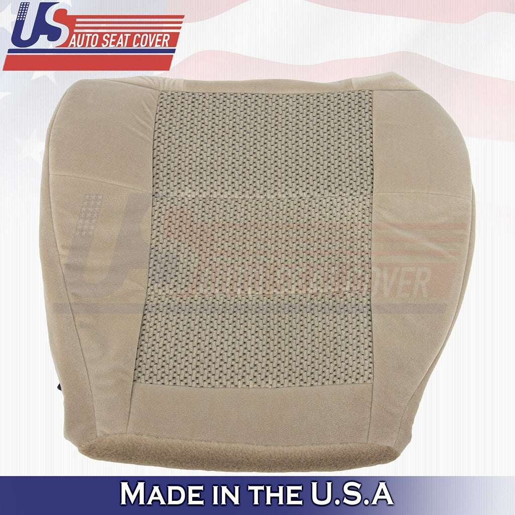 2003 Fits Ford F-150 Extended Cab Driver Bottom Cloth Seat Cover Med Tan