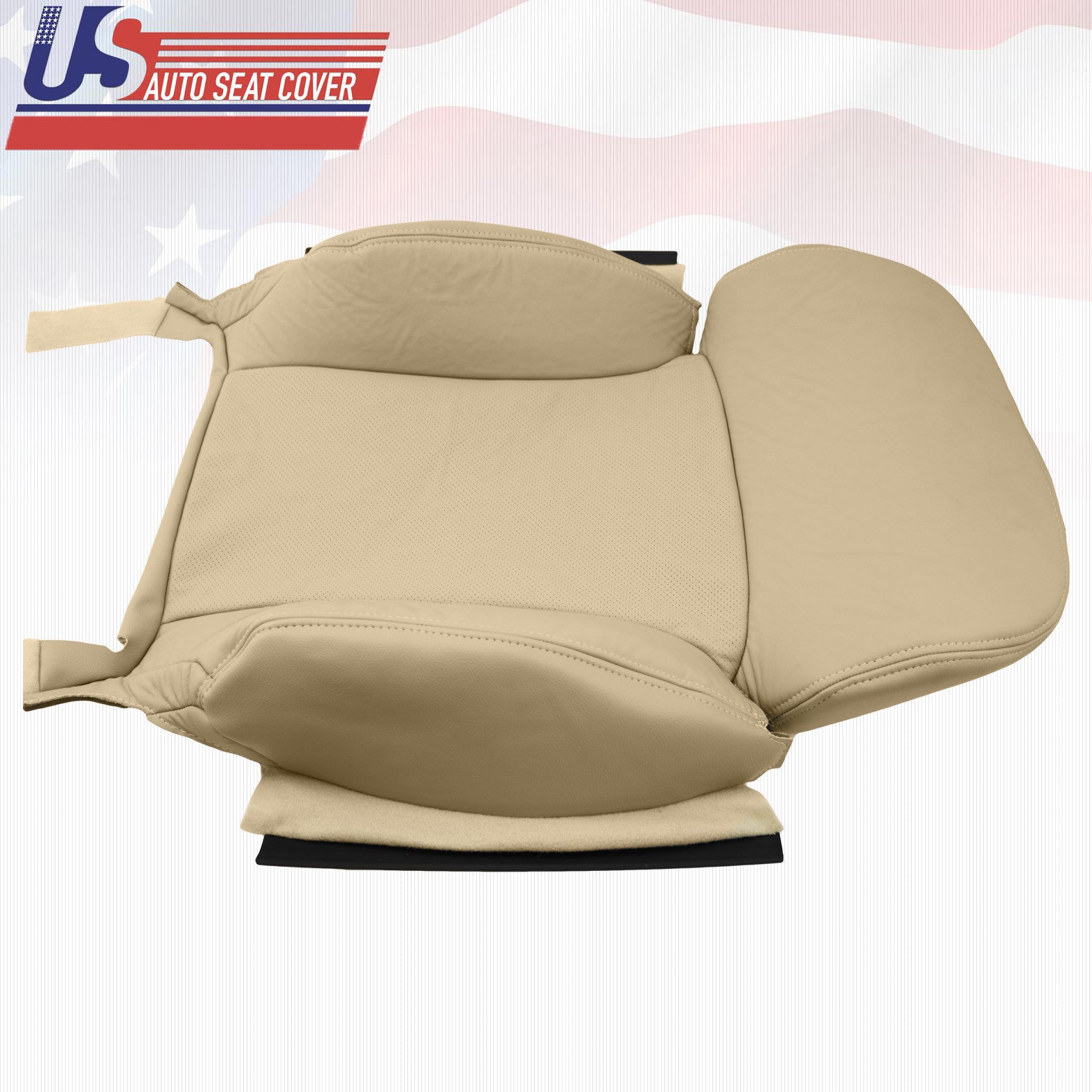 PASSENGER Top Tan Perforated Leather Cover For 2006 - 2011 Lexus GS300 350 Sedan